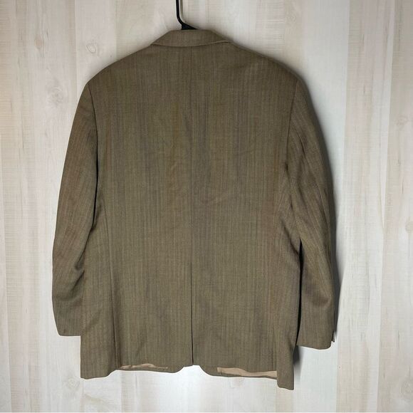 Lauren Ralph Lauren Brown Wool Two Button Blazer Size‎ 44 R - Picture 10 of 13